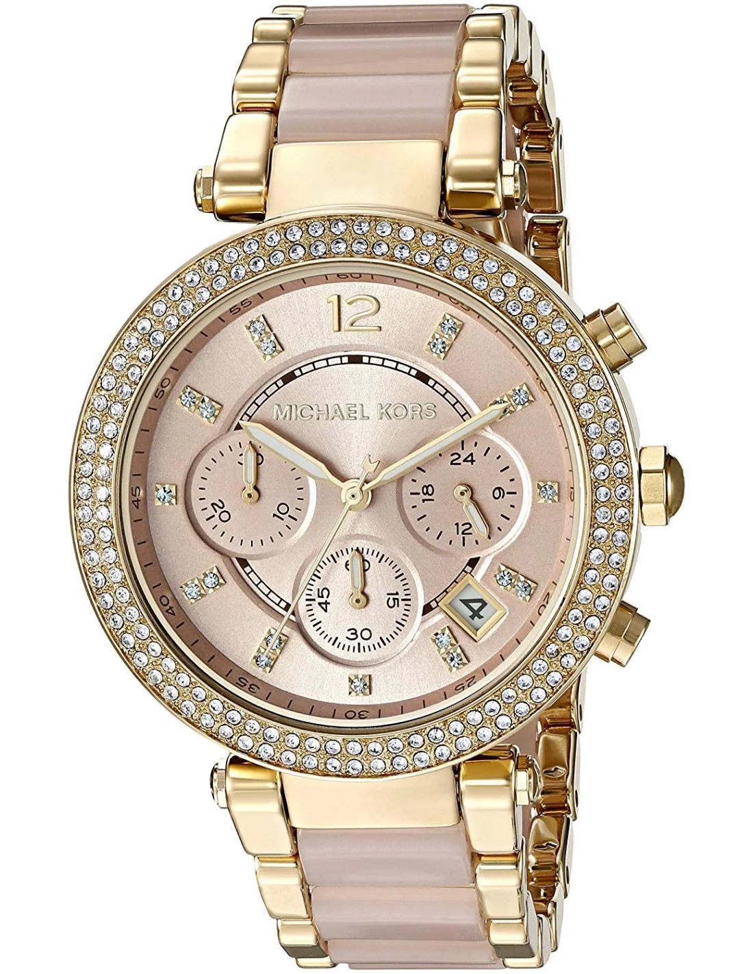 Montre Femme Michael Kors Parker MK6326 - Cadran Champagne & Bracelet Acier Or