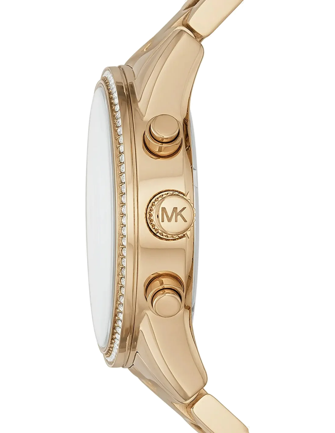 Montre Femme Michael Kors Ritz MK6356 en Acier Doré avec Cristaux vue 2