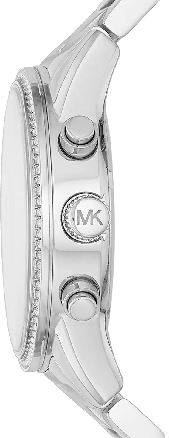 Montre Femme Michael Kors MK6428 Ritz en Acier Argenté à Bracelet Maillons vue 2