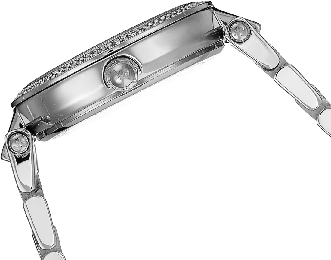 Montre Femme Michael Kors MK6483 Parker - Acier Bicolore Argent et Cristaux vue 2