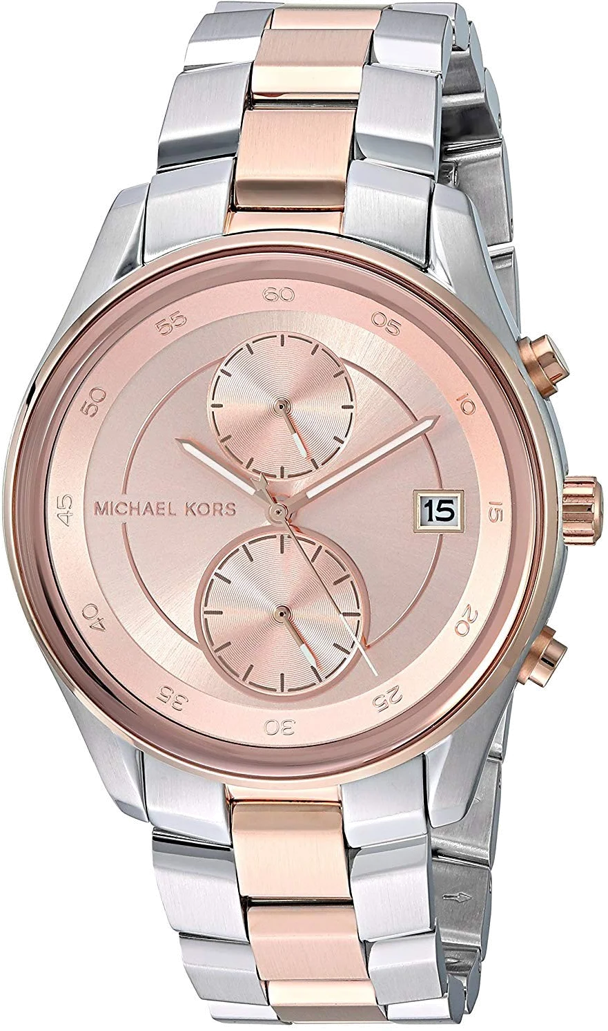 Montre-bracelet Michael Kors MK6498 pour femme, cadran et bracelet or rose