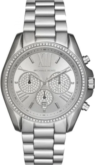 Montre Michael Kors Bradshaw MK6537 pour Femme, Cadran et Bracelet Acier Argent