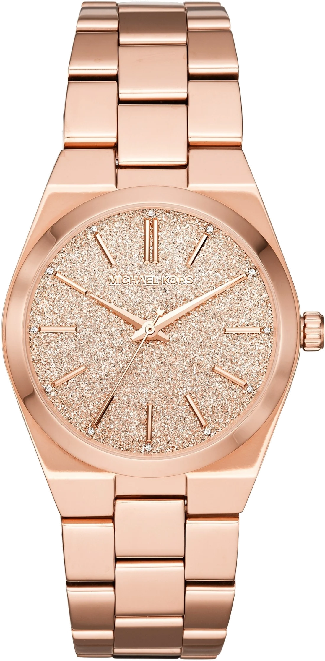 Montre Femme Michael Kors MK6624 Channing - Cadran Cristaux sur Acier Or Rose