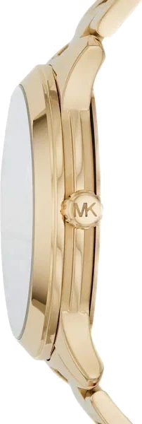 Montre Femme Michael Kors MK6682 en Acier Doré, Cadran Noir Gravé vue 3