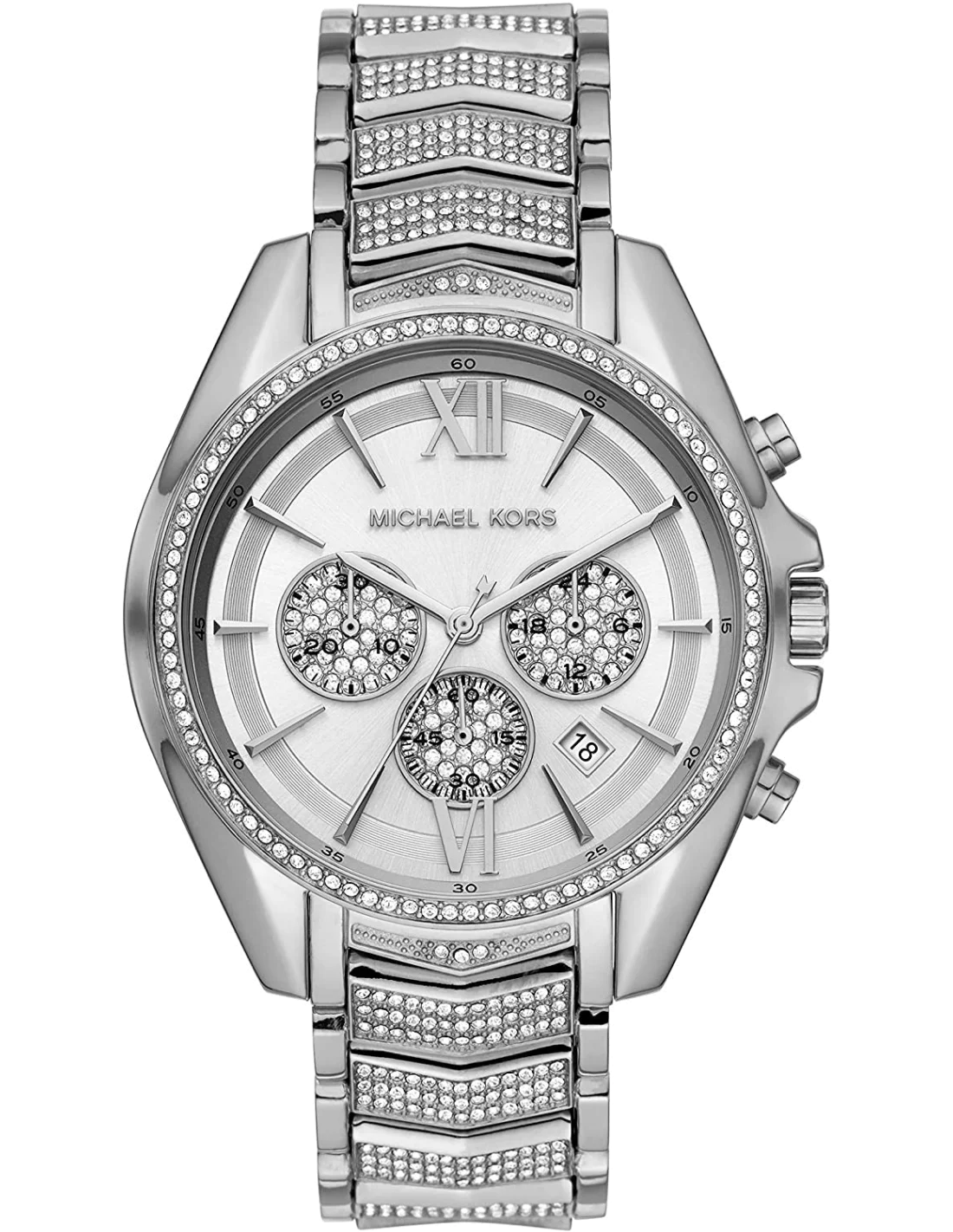 Montre Michael Kors Whitney MK6728 en acier argenté pour femme