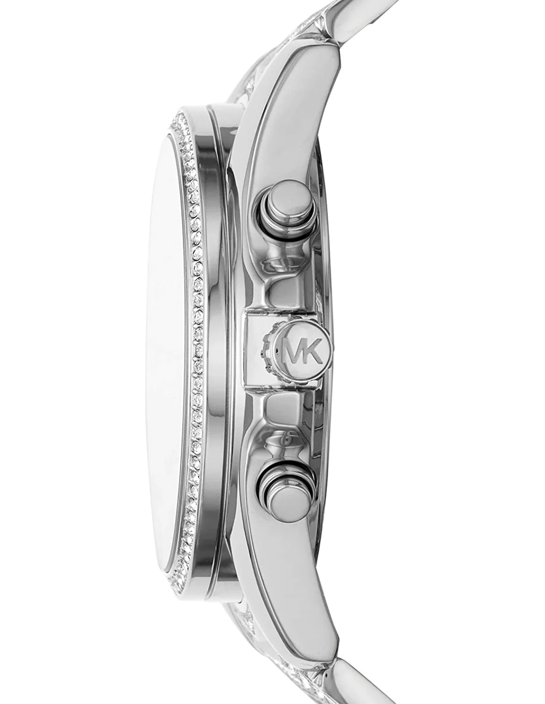 Montre Michael Kors Whitney MK6728 en acier argenté pour femme vue 3