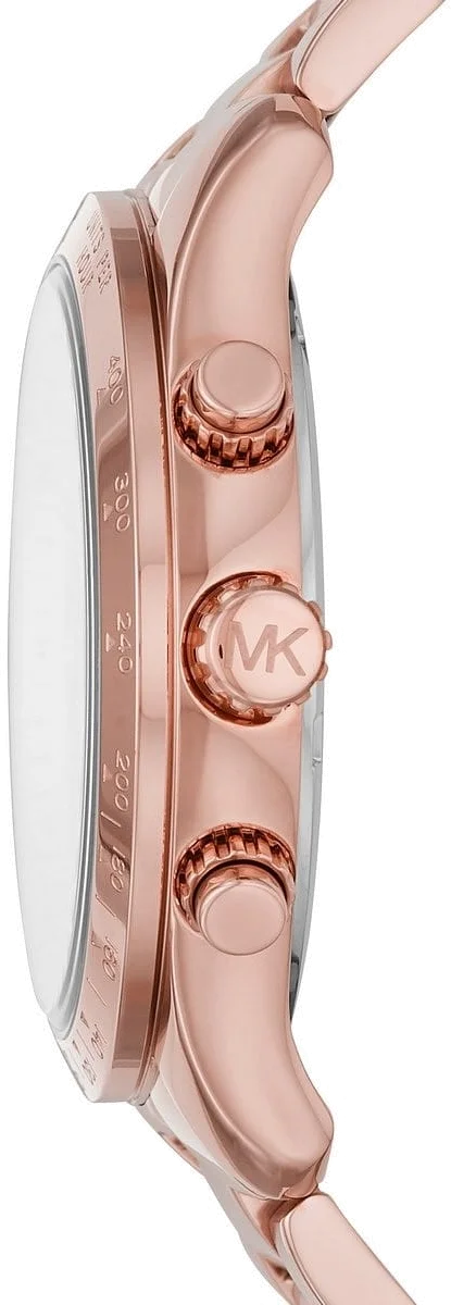 Montre Michael Kors Layton MK6796 Chronomètre Femme en Acier Or Rose vue 2