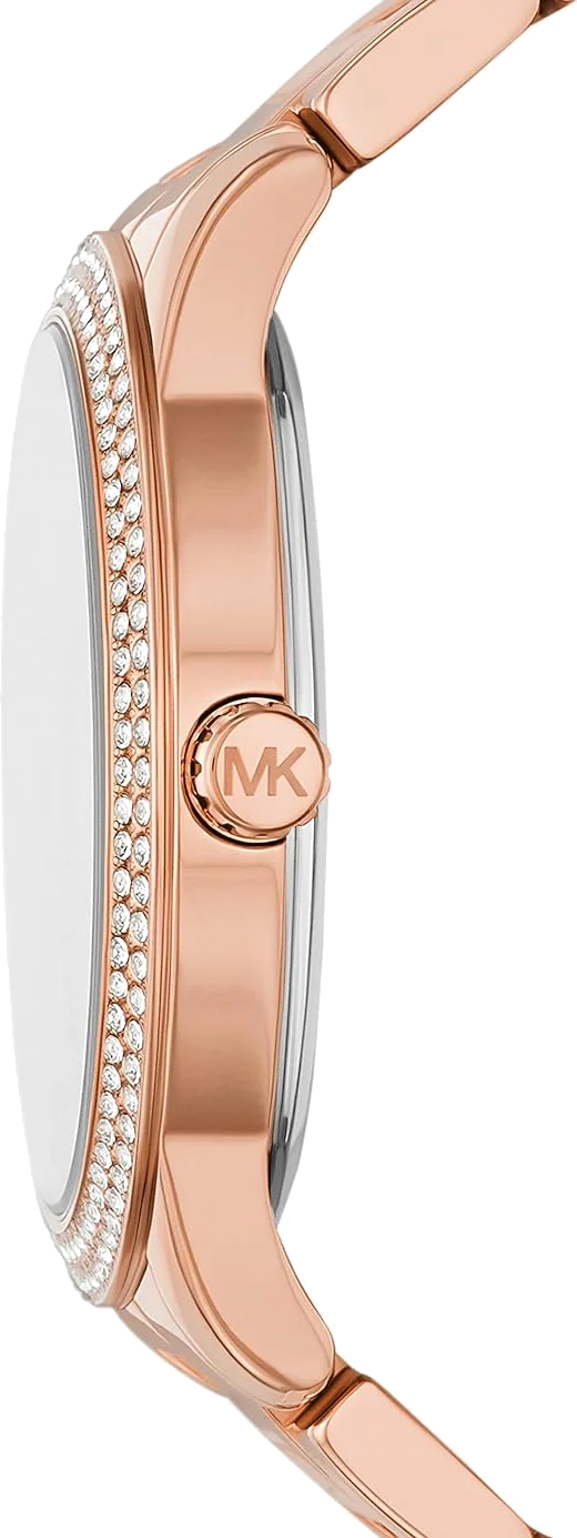 Montre Michael Kors MK6880 Tibby pour femme en acier or rose vue 2