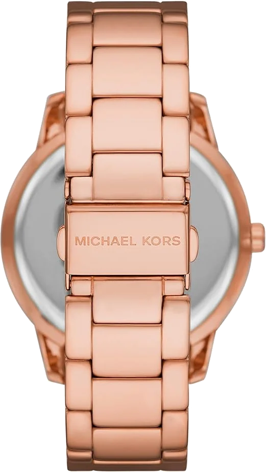 Montre Michael Kors MK6880 Tibby pour femme en acier or rose vue 3