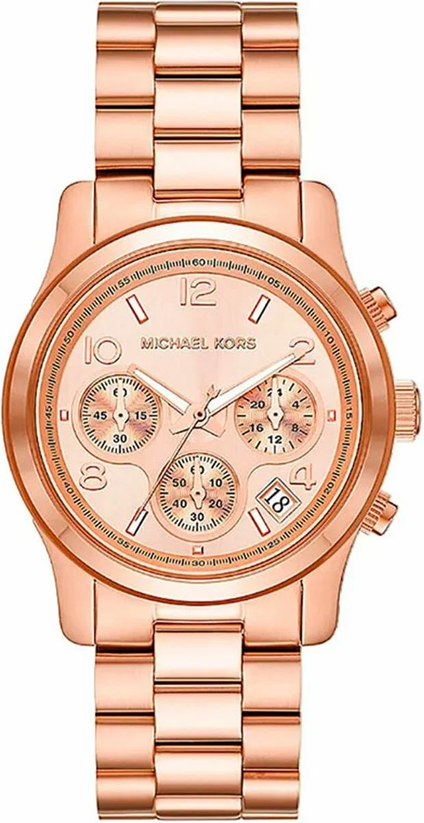 Montre Michael Kors MK7052 Homme - Cadran noir, boîtier acier argenté