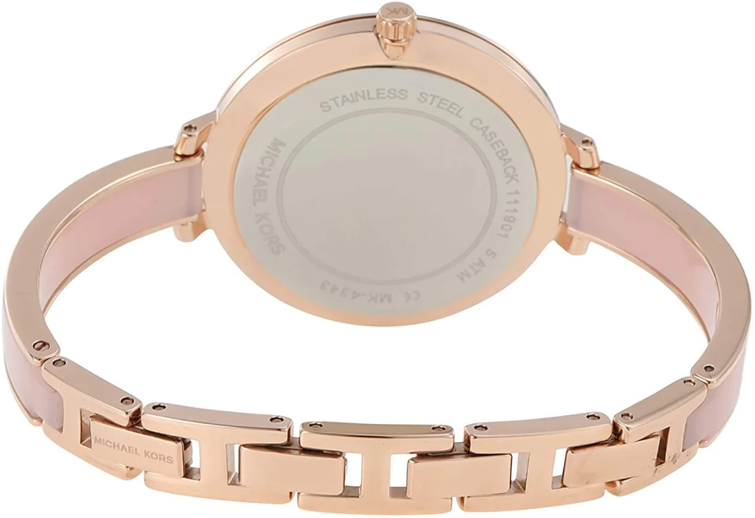 Montre Michael Kors Jayne MK7119 pour Femme en Acier Or Rose vue 2