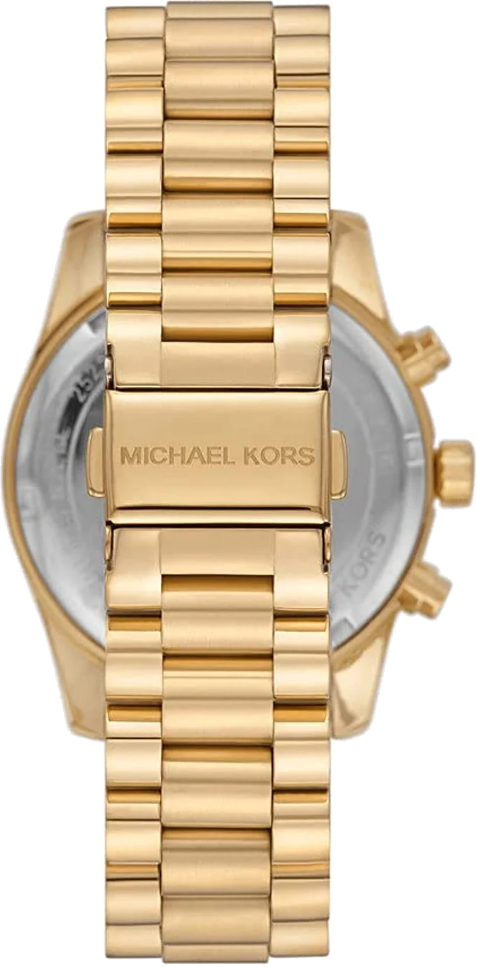 Montre Femme Michael Kors MK7216 Lexington en Acier Or à Cadran Turquoise vue 3