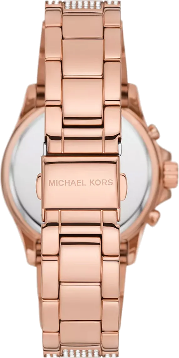 Montre Michael Kors Everest MK7235 - Chronographe Femme - Cadran et Boîtier Or Rose - Bracelet Acier vue 2