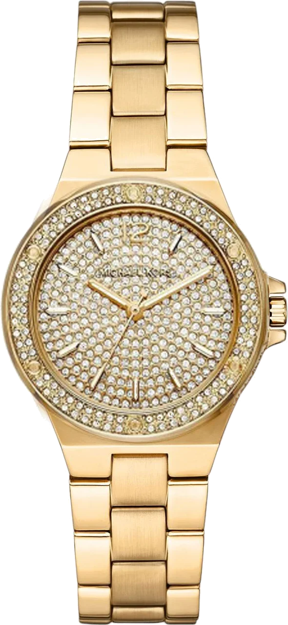 Montre Michael Kors MK7289 pour Femme, Boîtier et Bracelet Acier Doré, Cadran à Cristaux