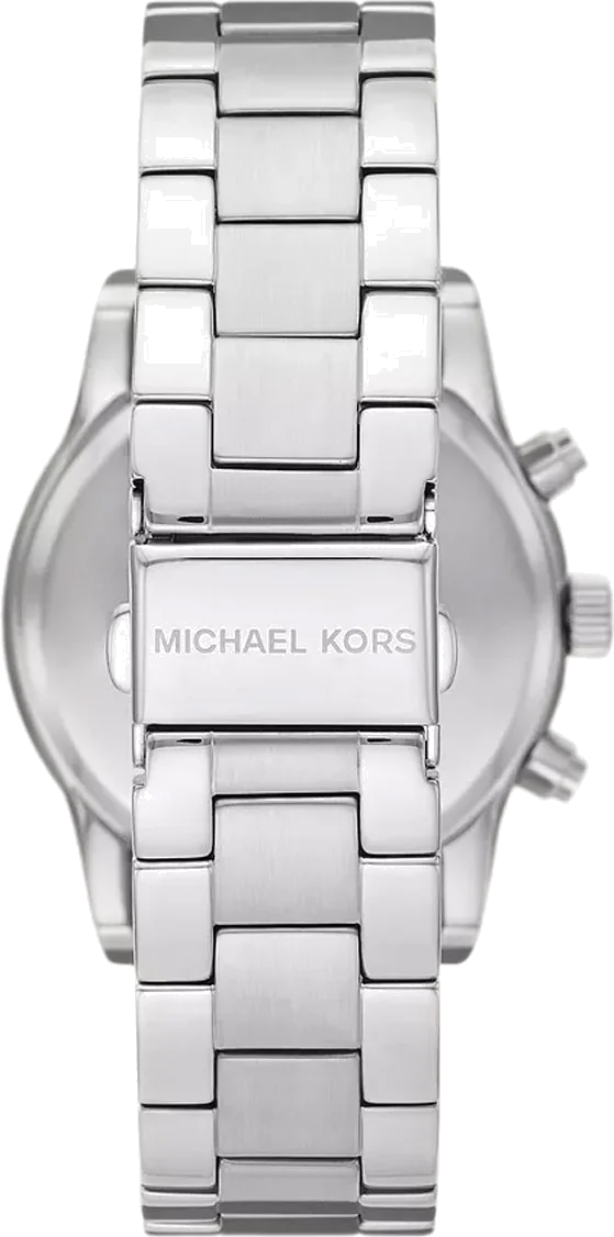 Montre Michael Kors Ritz MK7301 Femme - Cadran argent pavé de cristaux, bracelet acier vue 2