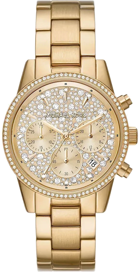 Montre-bracelet femme Michael Kors Ritz MK7310 en acier doré jaune