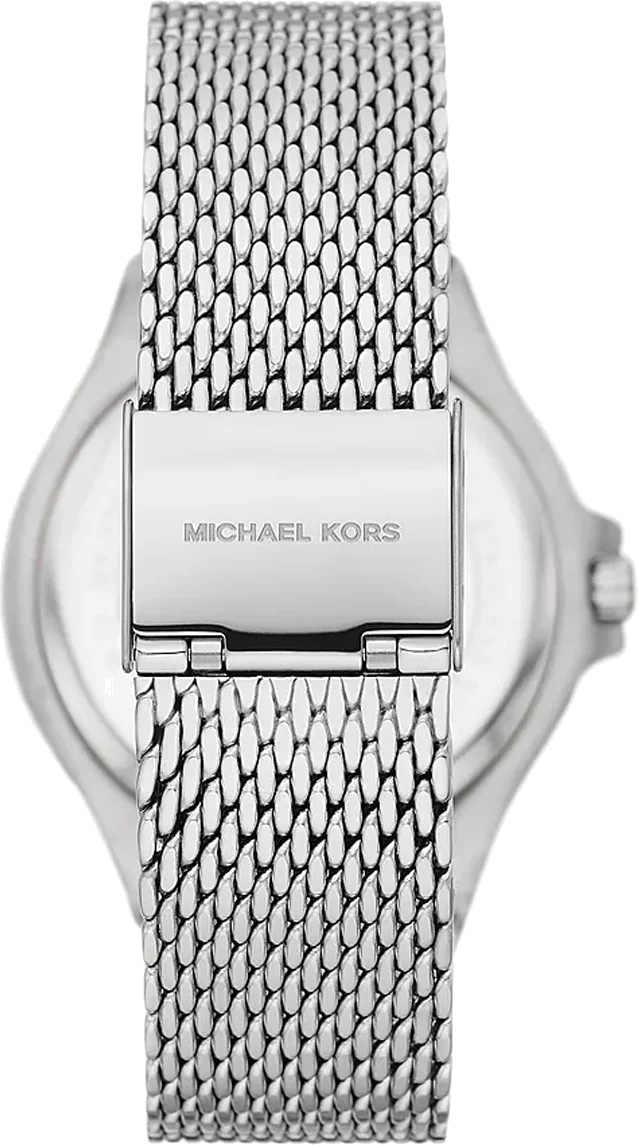 Montre Femme Michael Kors Lennox MK7337 - Cadran et bracelet maille milanaise argenté vue 2