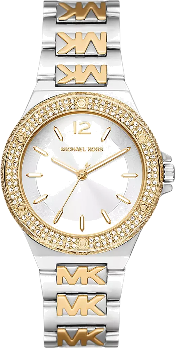 Montre Femme Michael Kors Lennox MK7338 - Cadran argenté, bracelet acier bicolore or et argent