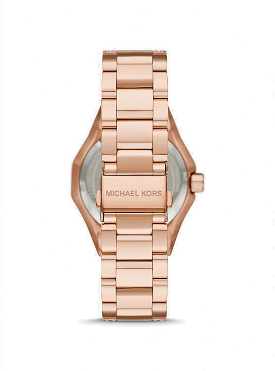 Montre Femme Michael Kors Raquel MK7343 en Acier Doré Rose à Cadran Pavé - Edition Limitée vue 3