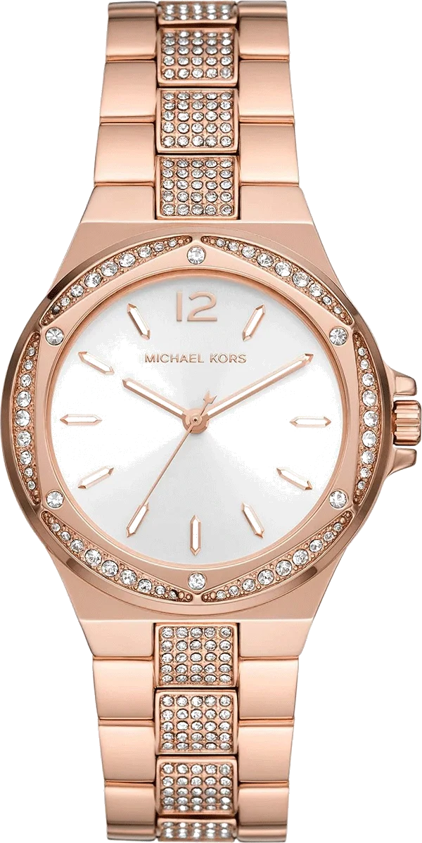 Montre Femme Michael Kors Lennox MK7362 en Acier Or Rose - Cadran Argent