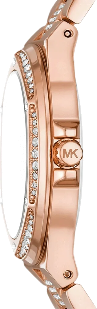 Montre Femme Michael Kors Lennox MK7362 en Acier Or Rose - Cadran Argent vue 2