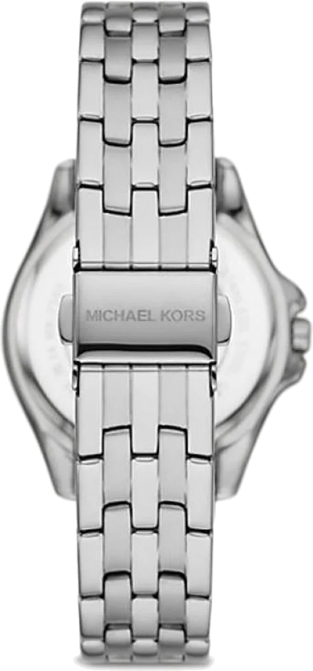 Montre Femme Michael Kors Mini Pilot MK7368 - Cadran pavé arc-en-ciel, bracelet acier argenté vue 2