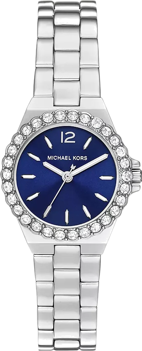 Montre Michael Kors Lennox MK7397 pour femme, cadran bleu et bracelet acier