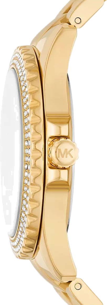 Montre Michael Kors Everest MK7401 pour Femme, Cadran Nacre, Bracelet Acier Doré vue 3