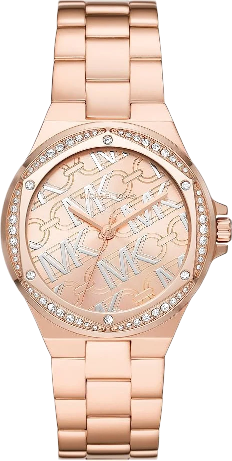 Montre Femme Michael Kors Lennox MK7405 Cadran et Bracelet Or Rose Acier