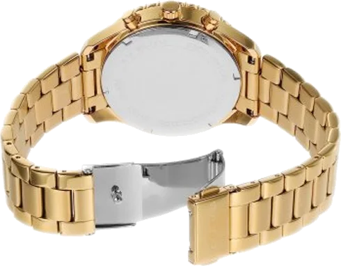 Montre Michael Kors MK7414 Everest - Chronographe Cadran Noir Bracelet Or - Pour Femme vue 2