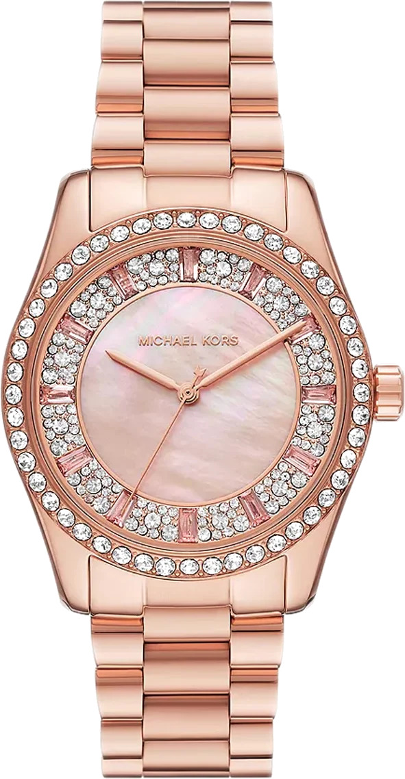 Montre Femme Michael Kors Lexington MK7444 en Acier Or Rose à Cadran Pavé