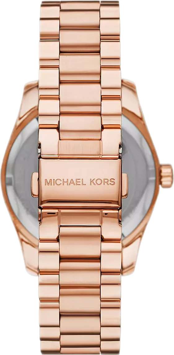 Montre Femme Michael Kors Lexington MK7444 en Acier Or Rose à Cadran Pavé vue 2