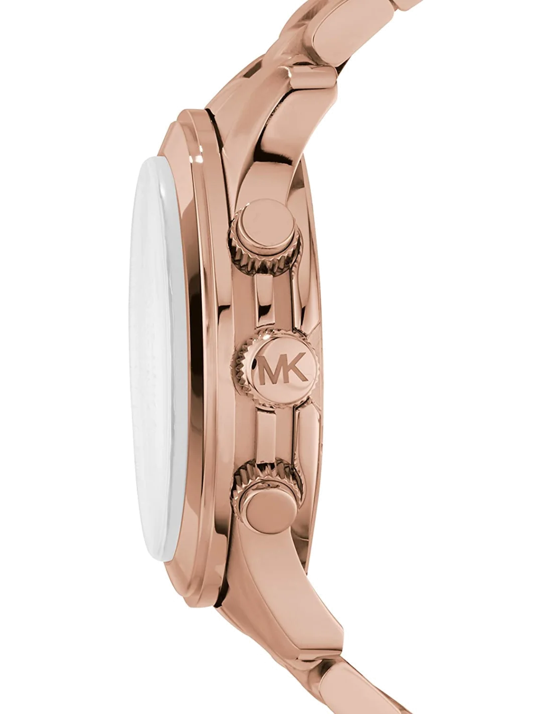 Montre Michael Kors MK8096 Chronographe Unisexe en Acier Or Rose vue 2