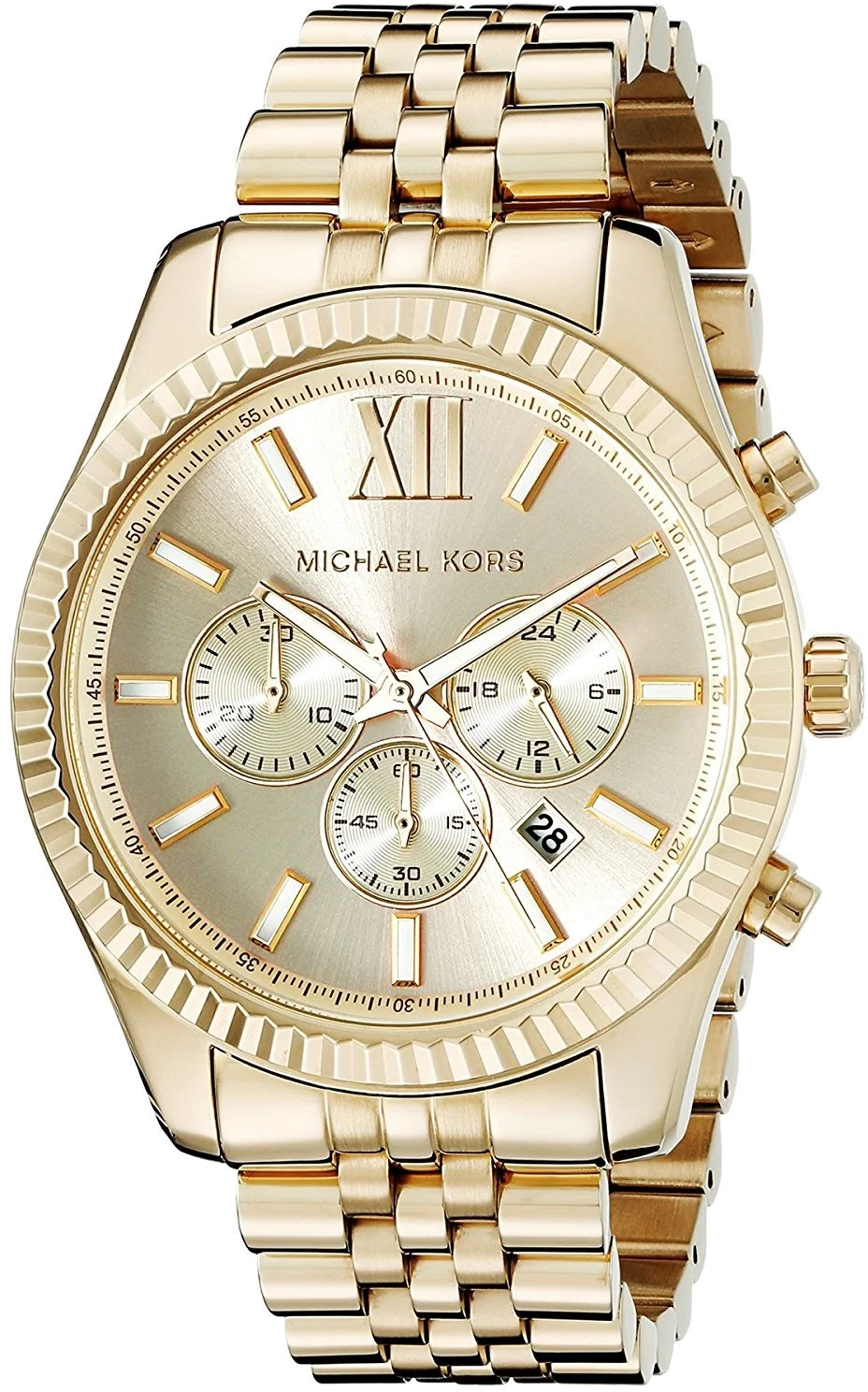 Montre Homme Michael Kors MK8281 Lexington en Acier Inoxydable Doré