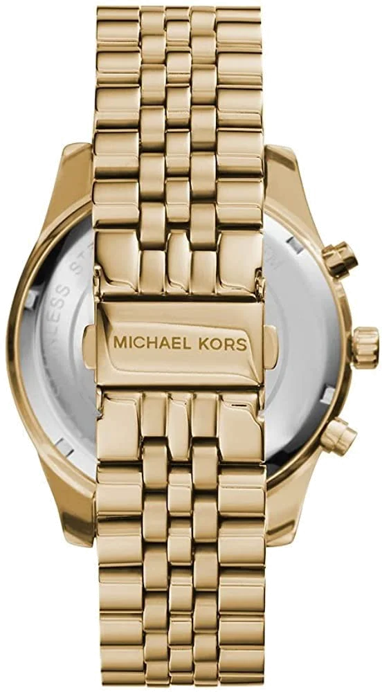 Montre Homme Michael Kors MK8281 Lexington en Acier Inoxydable Doré vue 3