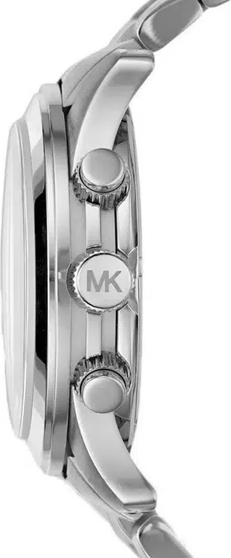 Montre Michael Kors MK8314 Unisexe Acier Inoxydable Argent Cadran Bleu Marine 45 mm vue 2