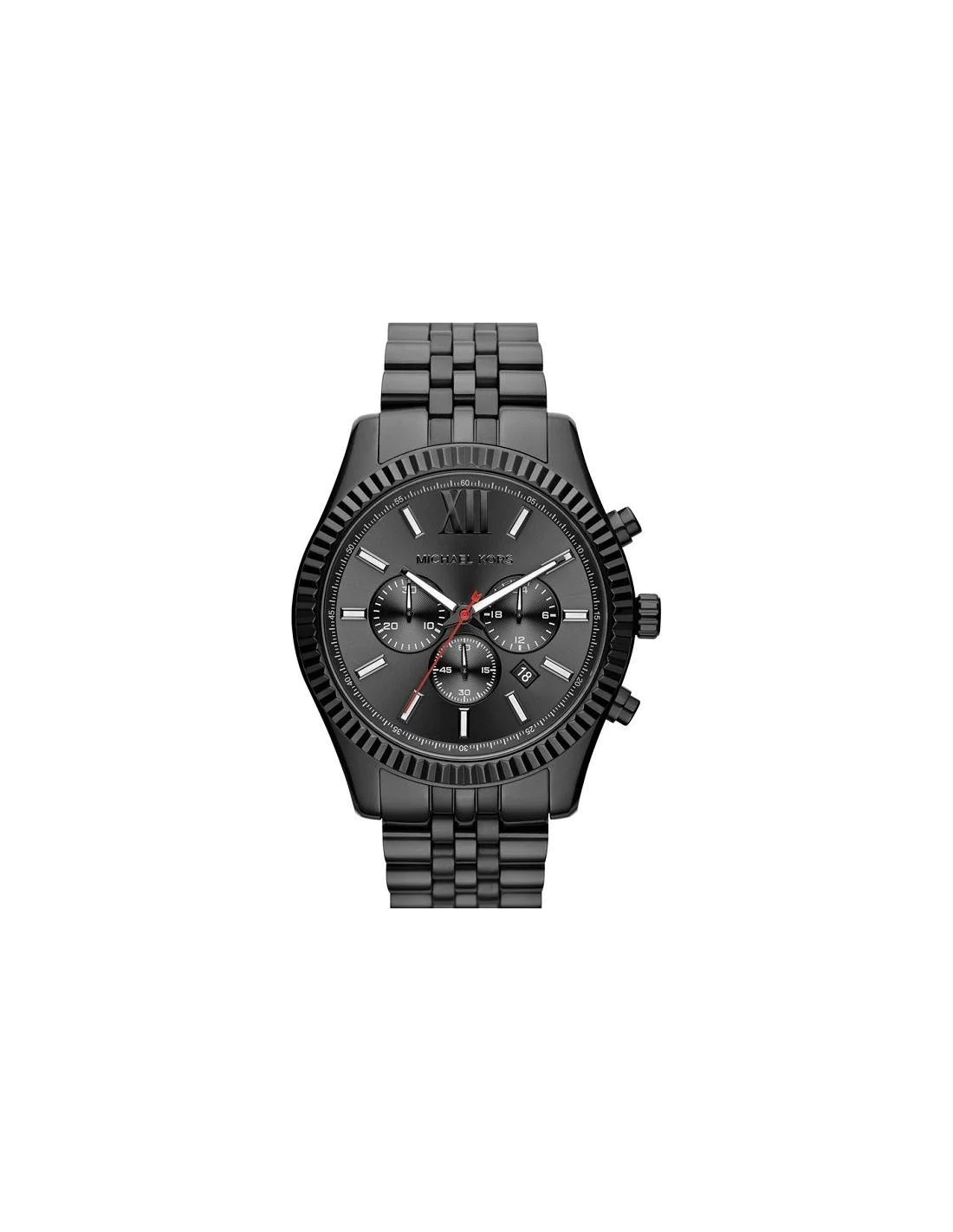 Montre Homme Michael Kors Lexington MK8320 Cadran Noir Acier