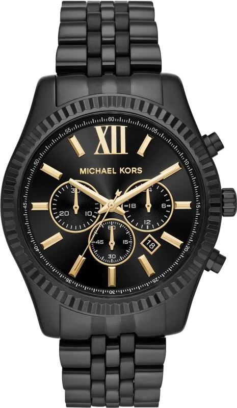 Montre Homme Michael Kors MK8603 Lexington - Chronographe Noir Acier
