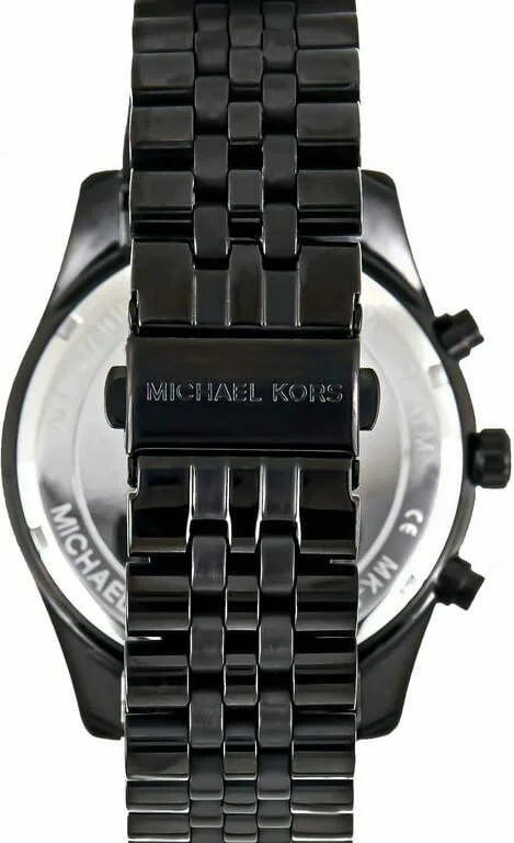 Montre Homme Michael Kors MK8603 Lexington - Chronographe Noir Acier vue 2