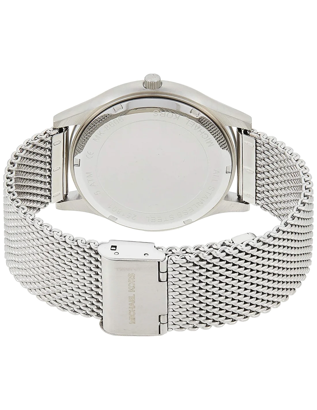 Montre Homme Michael Kors Runway MK8606 Cadran Noir Bracelet Acier Argent vue 3