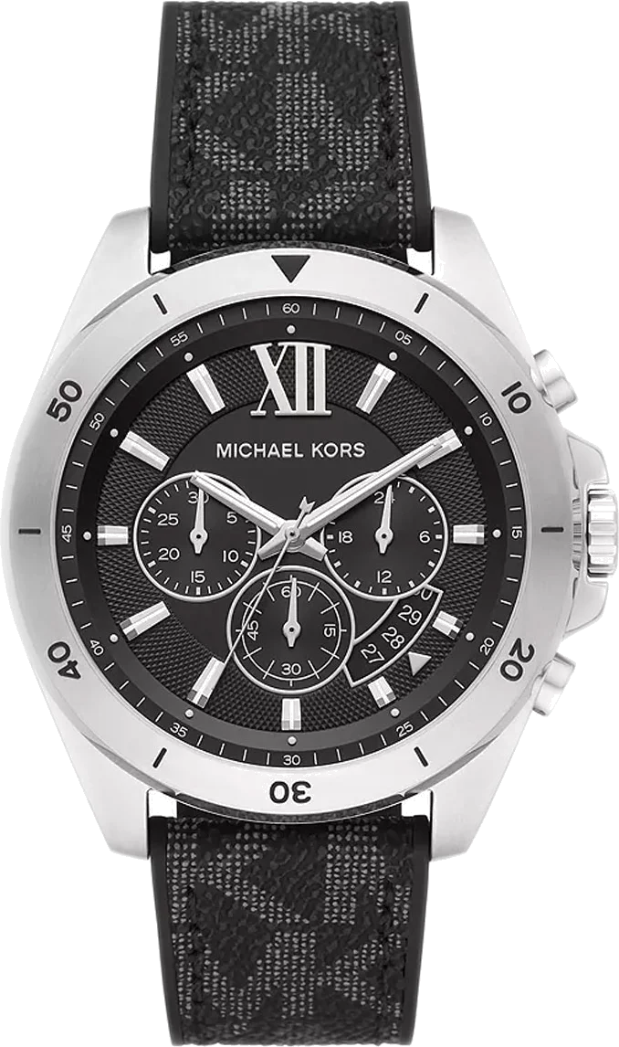 Montre Michael Kors Brecken MK8850 - Chronographe Homme Noir et Argent