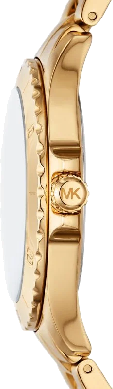 Montre Homme Michael Kors MK9078 en Acier Doré à Cadran Noir vue 3