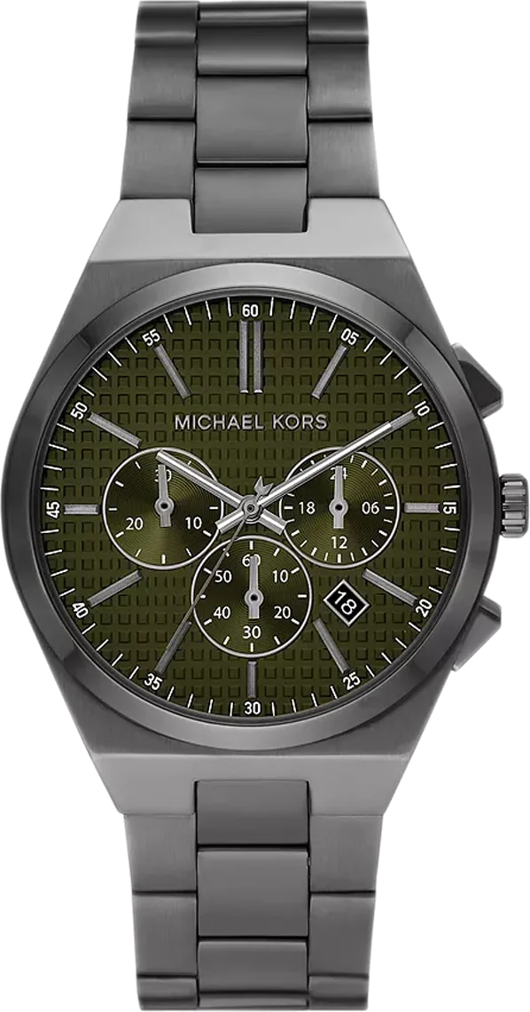 Montre Homme Michael Kors MK9118 Acier Anthracite Cadran Vert