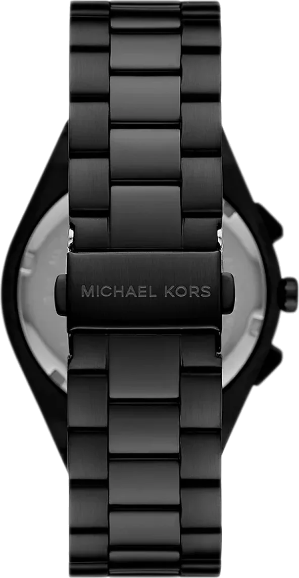 Montre Homme Michael Kors Lennox MK9146 - Chronographe Quartz - Cadran et Bracelet Acier Noir vue 2