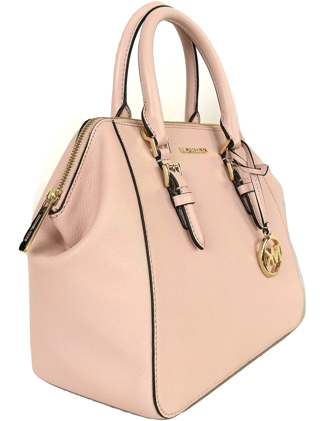Sac à main Michael Kors Charlotte rose pale vue 2