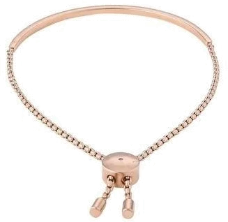 Bracelet Michael Kors Brillance MKJ4132791 réglable avec barre incrustée de brillants vue 3