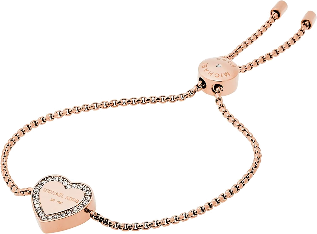 Bracelet Michael Kors Heritage MKJ5391791 en acier plaqué or rose pour femme