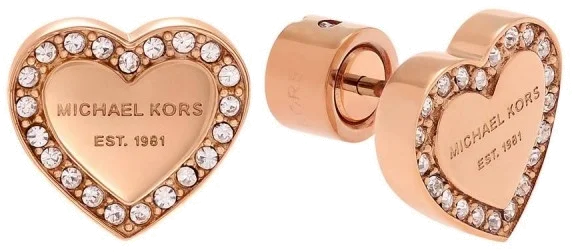 Boucles d'oreilles Michael Kors MKJ3967791 en acier or rose pour femme vue 2