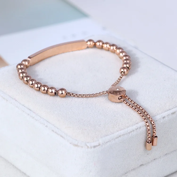 Bracelet Michael Kors MKJ5591791 en acier inoxydable plaqué or rose pour femme vue 3