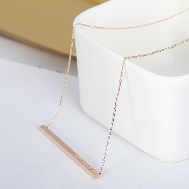 Collier Femme Michael Kors Réf. 106733 en acier inoxydable or rose vue 2